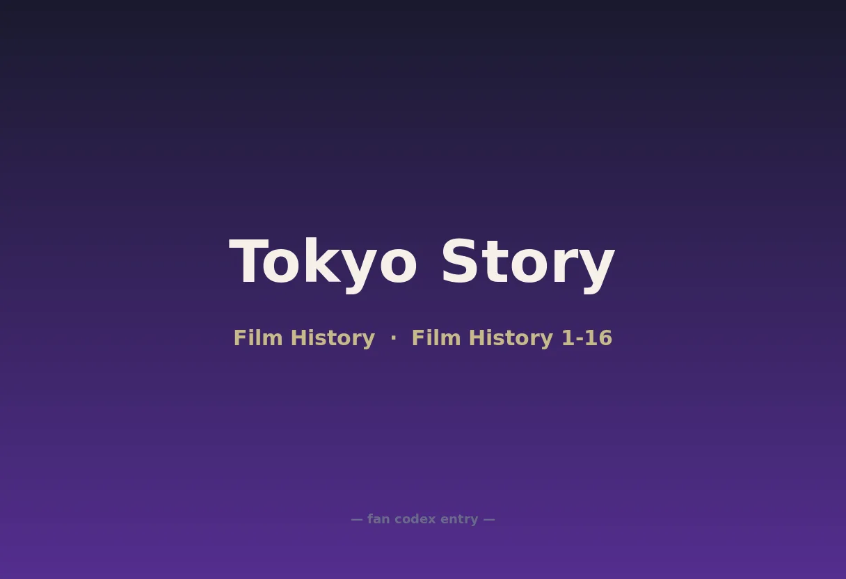 Tokyo Story